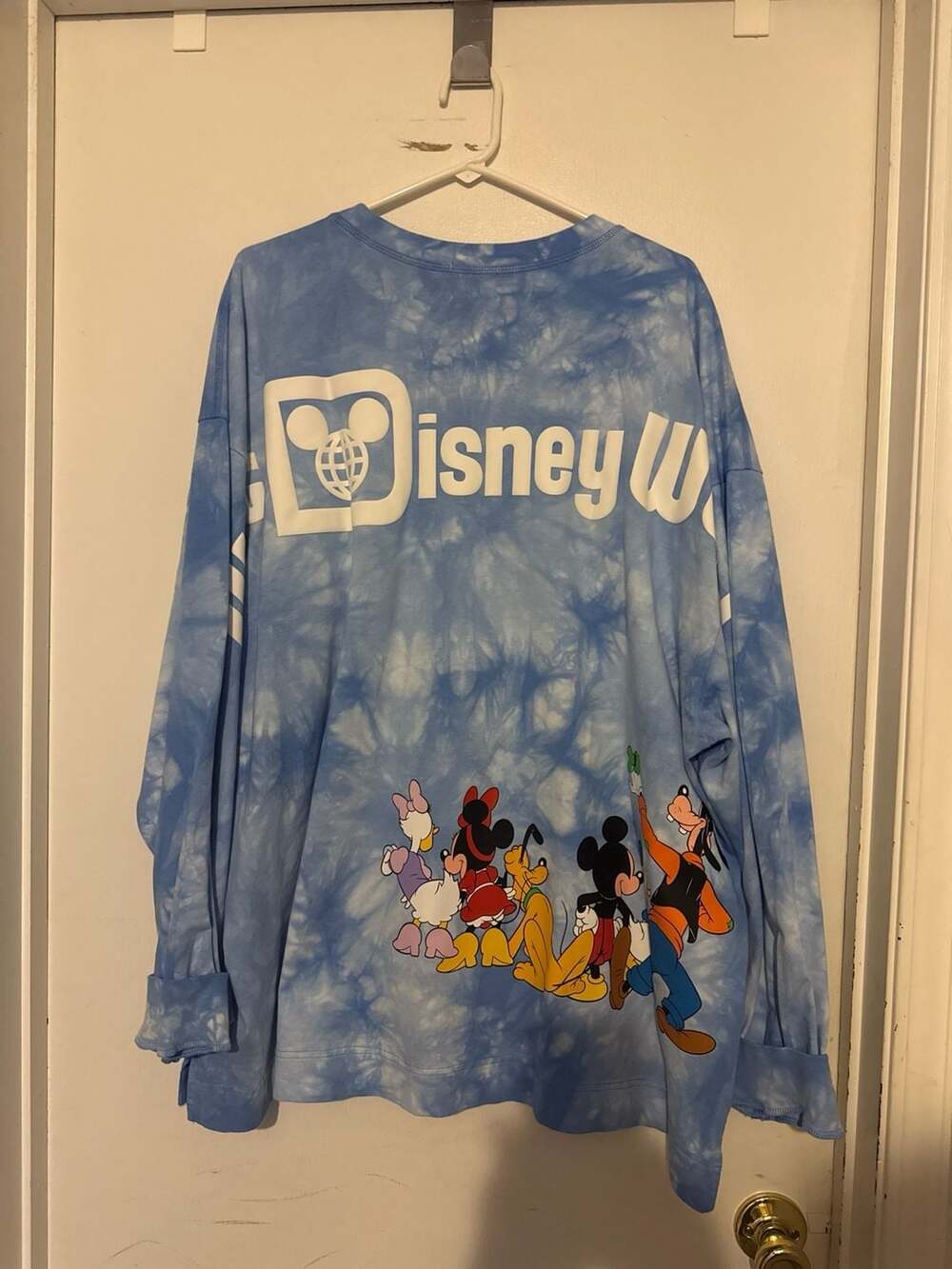 Disney Parks Mickey Mouse and Friends Tie-Dye Celebration Crew Long Sleeve Shirt
